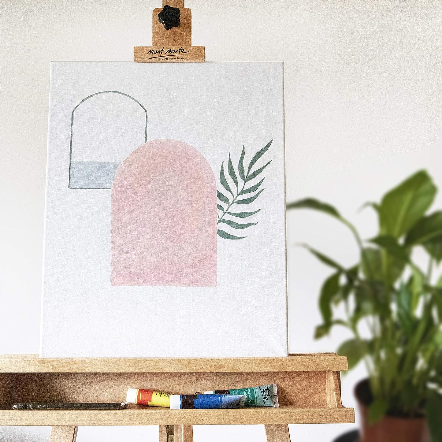 Mont Marte Keilrahmen Leinwand Set aus Baumwolle, 280 g/m², dreifach vorgrundiert - verschiedene Größen - SETL