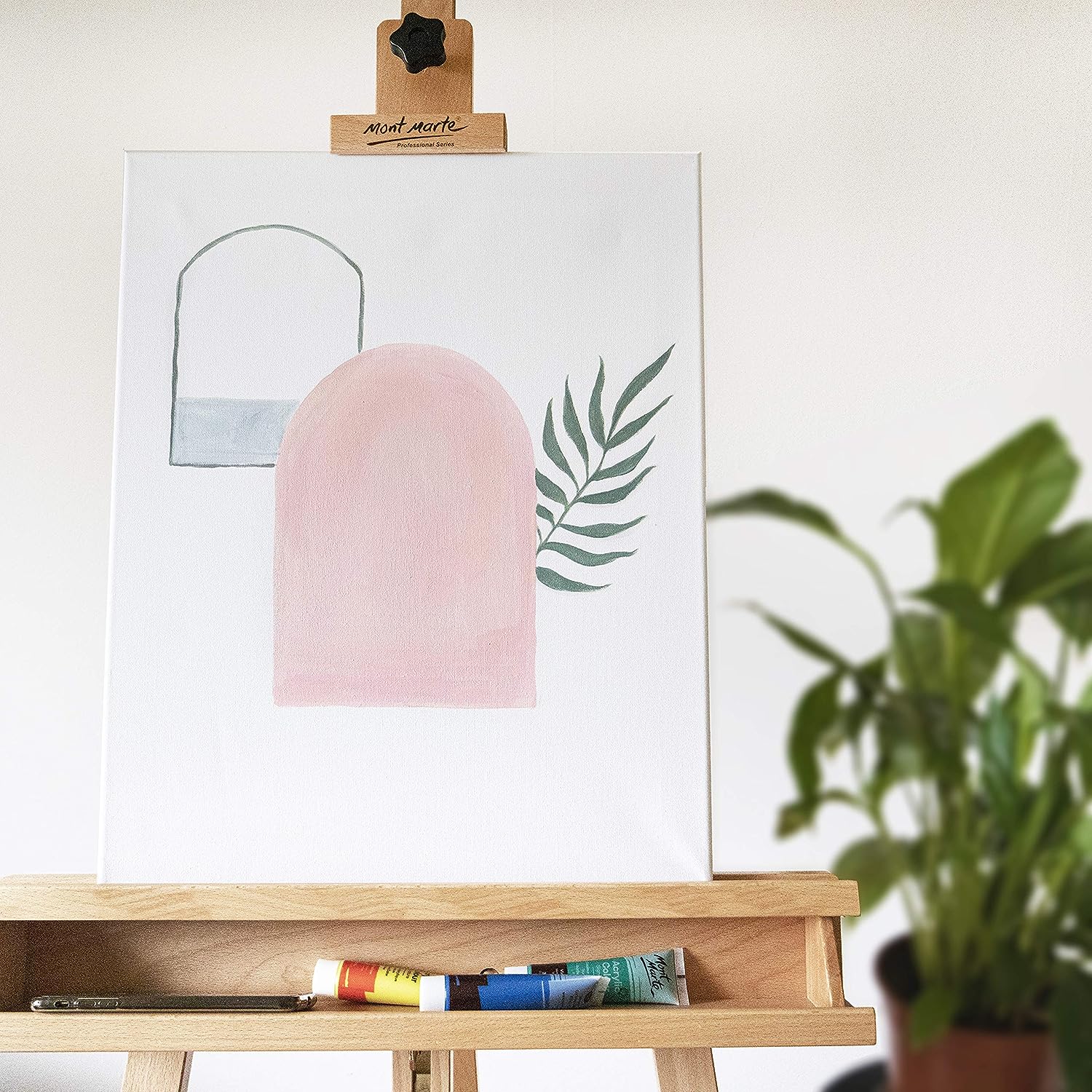 Mont Marte Keilrahmen Leinwand Set aus Baumwolle, 280 g/m², dreifach vorgrundiert - verschiedene Größen - SETL