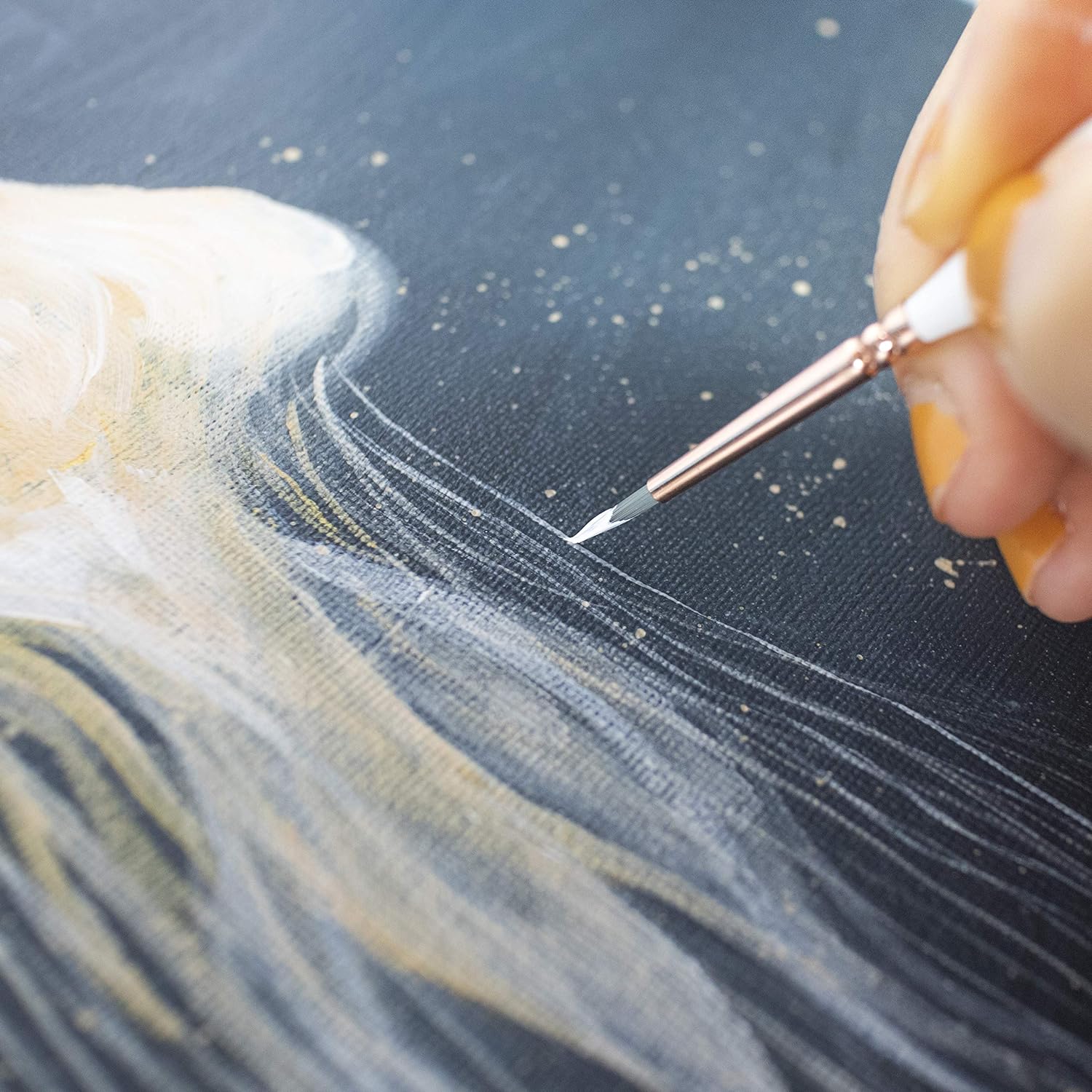 Mont Marte Acrylfarbe 1000 ml – Farbe wählbar in Weiß / Schwarz - SETL