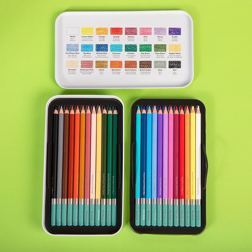 Mont Marte Pastellstifte Set 24er in Metallbox - SETL