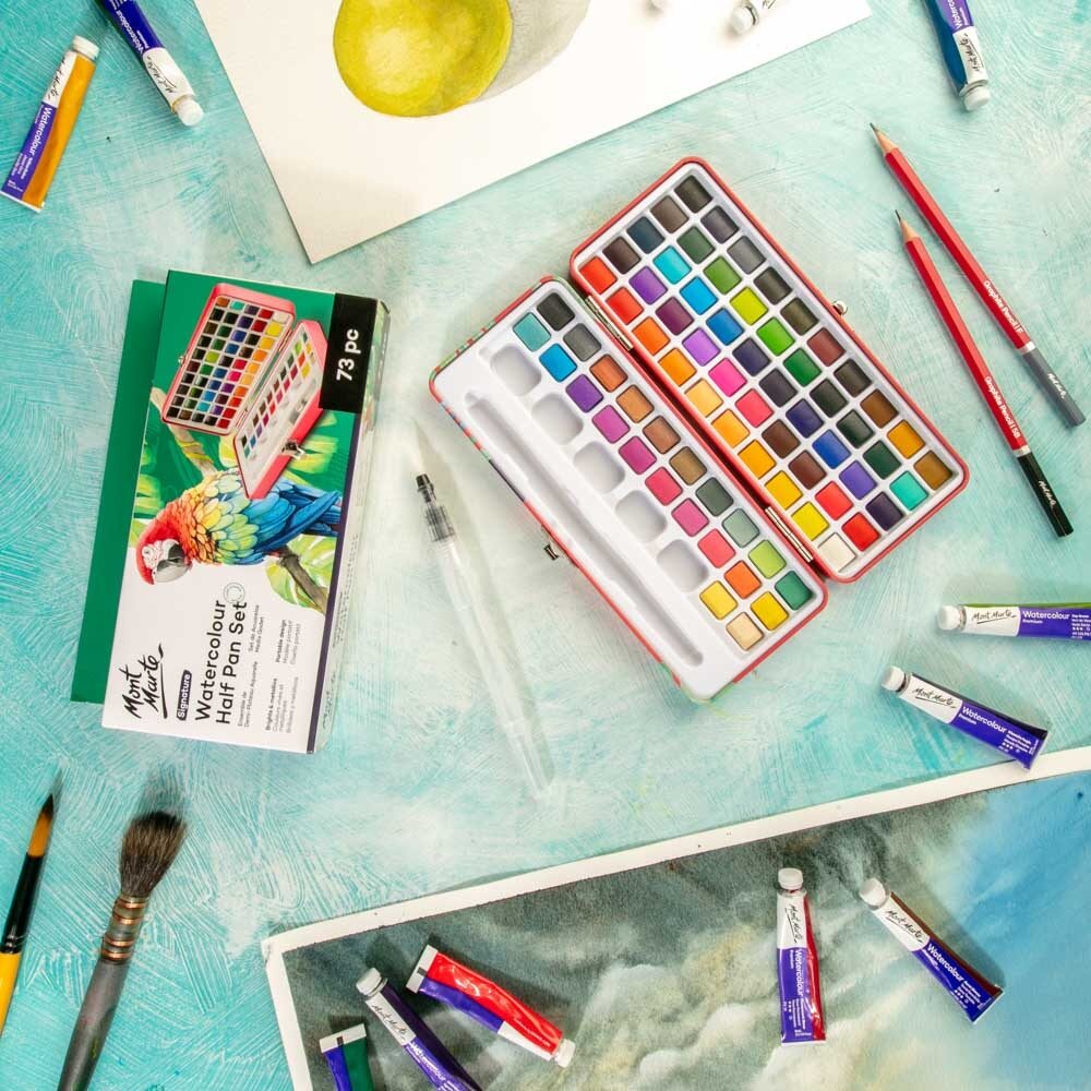 Mont Marte Premium Aquarell Set 72 Farben - SETL