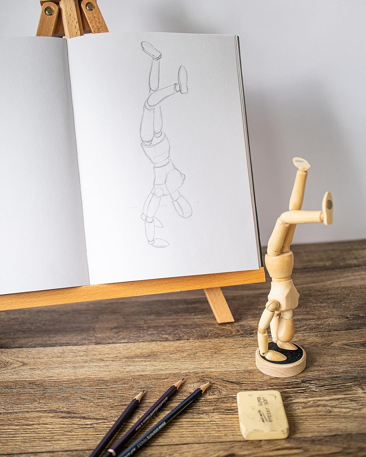Mont Marte Gliederpuppe - 20cm hoch, magnetisch
