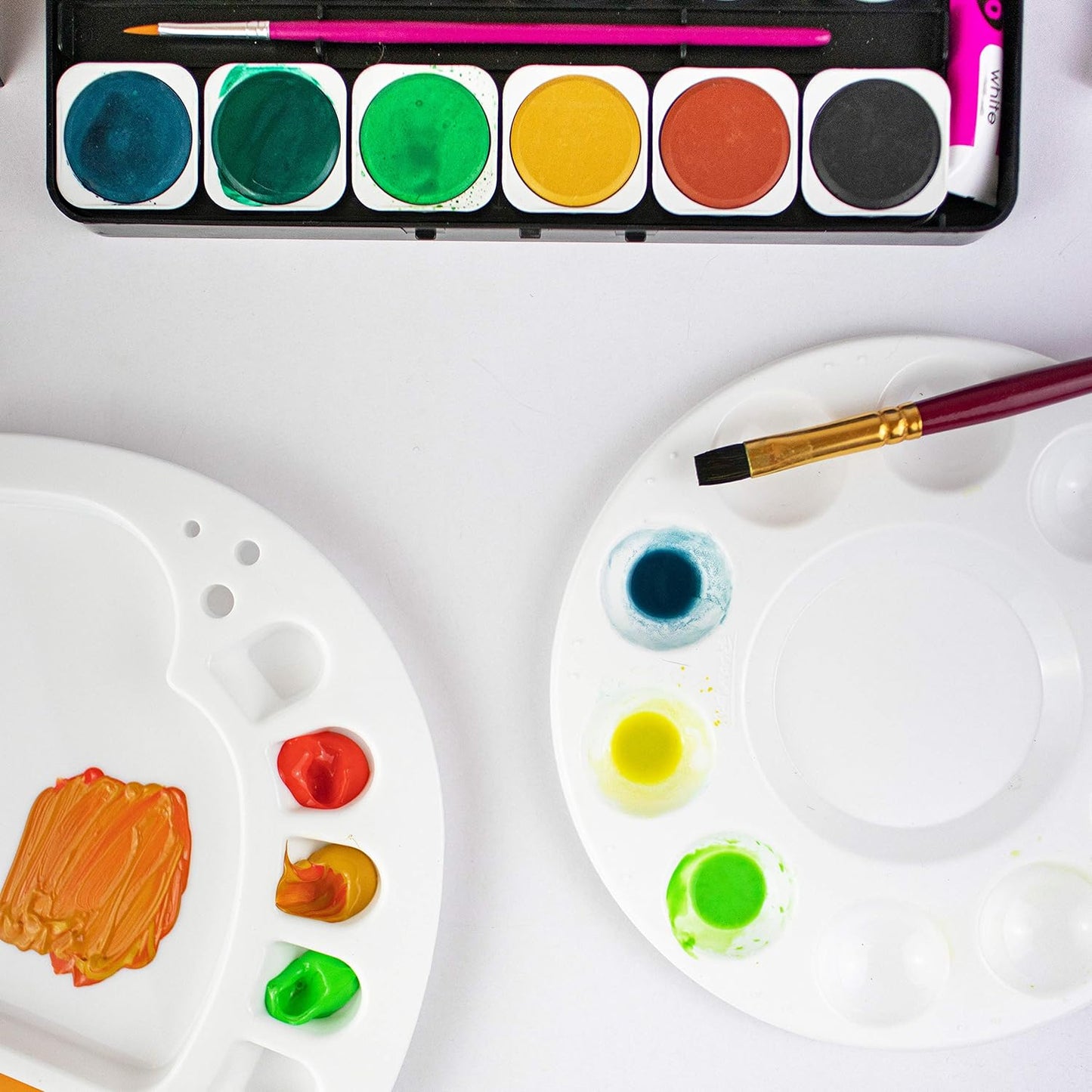 Mont Marte Mischpalette – Ideal für Gouache, Acrylfarben und Wasserfarben