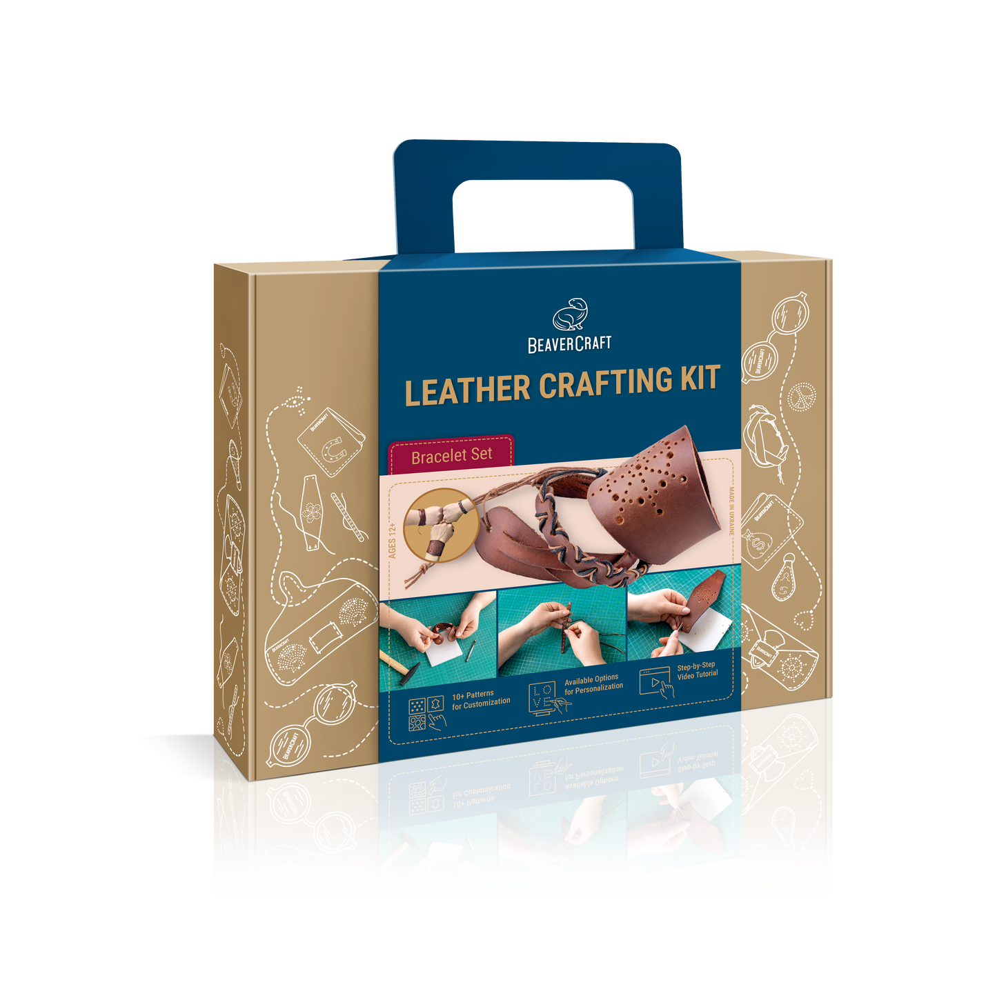 Beaver Craft Lederhandwerksset „Armbandset“ - SETL