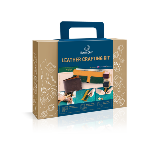 beaver Craft Lederhandwerksset „Geldbörse“ - SETL