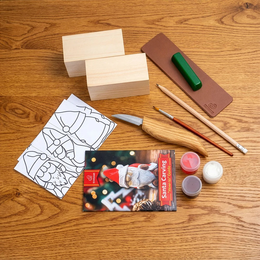 Beaver Craft Weihnachtsmann-Schnitzset