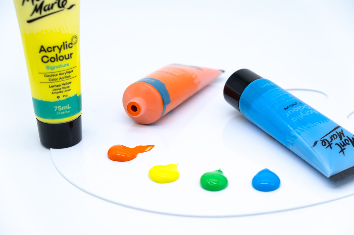 Mont Marte Acrylfarbe SIGNATURE – 12 oder 24 Stück x 75 ml Tuben - SETL