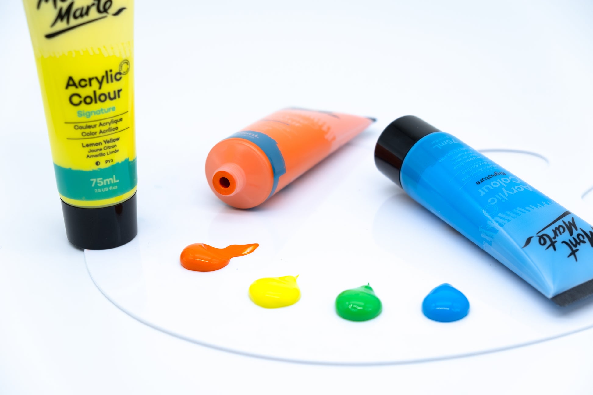 Mont Marte Acrylfarbe SIGNATURE – 12 oder 24 Stück x 75 ml Tuben - SETL