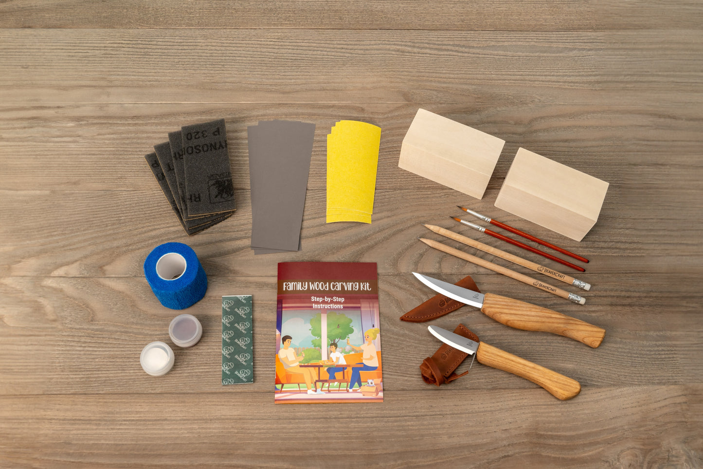 Beaver Craft Familien Spaß Holzschnitzset - SETL