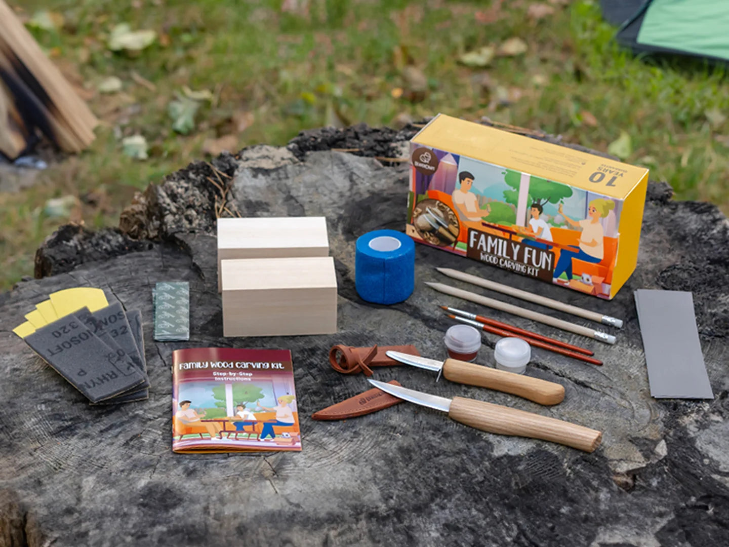 Beaver Craft Familien Spaß Holzschnitzset - SETL