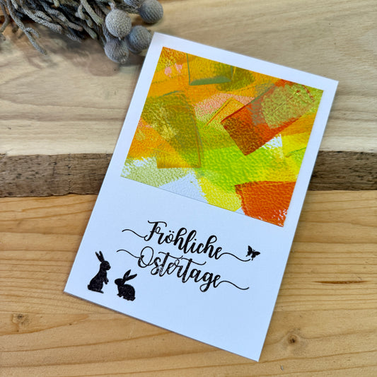 Original handgemalte Osterkarte von JanisColorArt