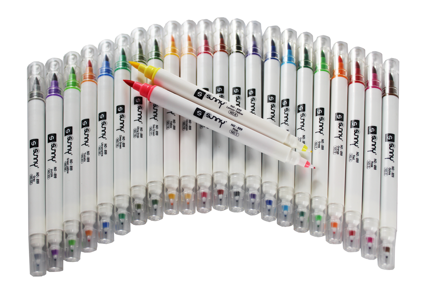 Sunny 24 Farben Dual Tip Marker - SETL