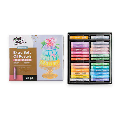 Mont Marte Ölpastellkreiden Set - Macaron - 26/39 extraweiche Farben