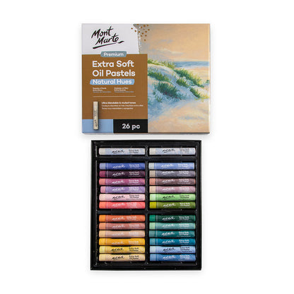 Mont Marte Ölpastellkreiden Set - Natural - 26 / 39 extraweiche Farben