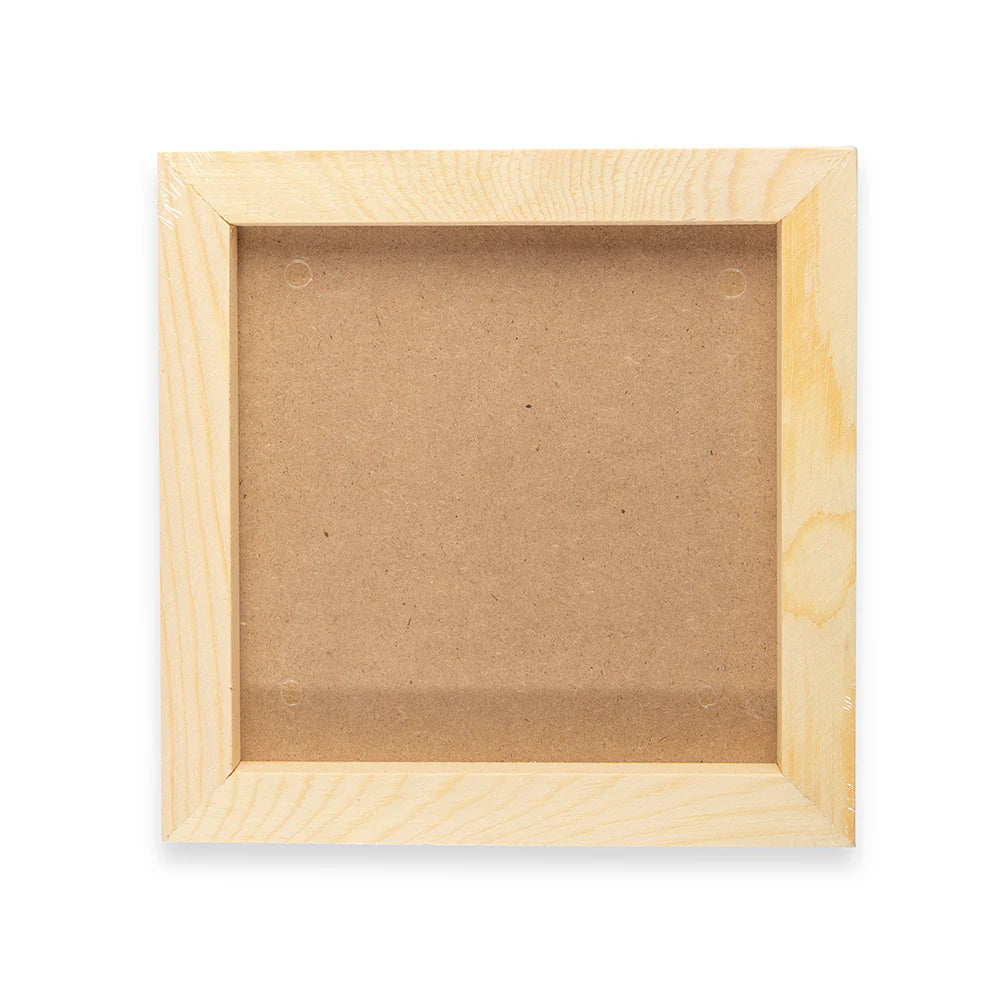 Mont Marte Premium Fluid Art Panel – Verzugsfreie Holztafel mit Rahmen für Pouring Kunst