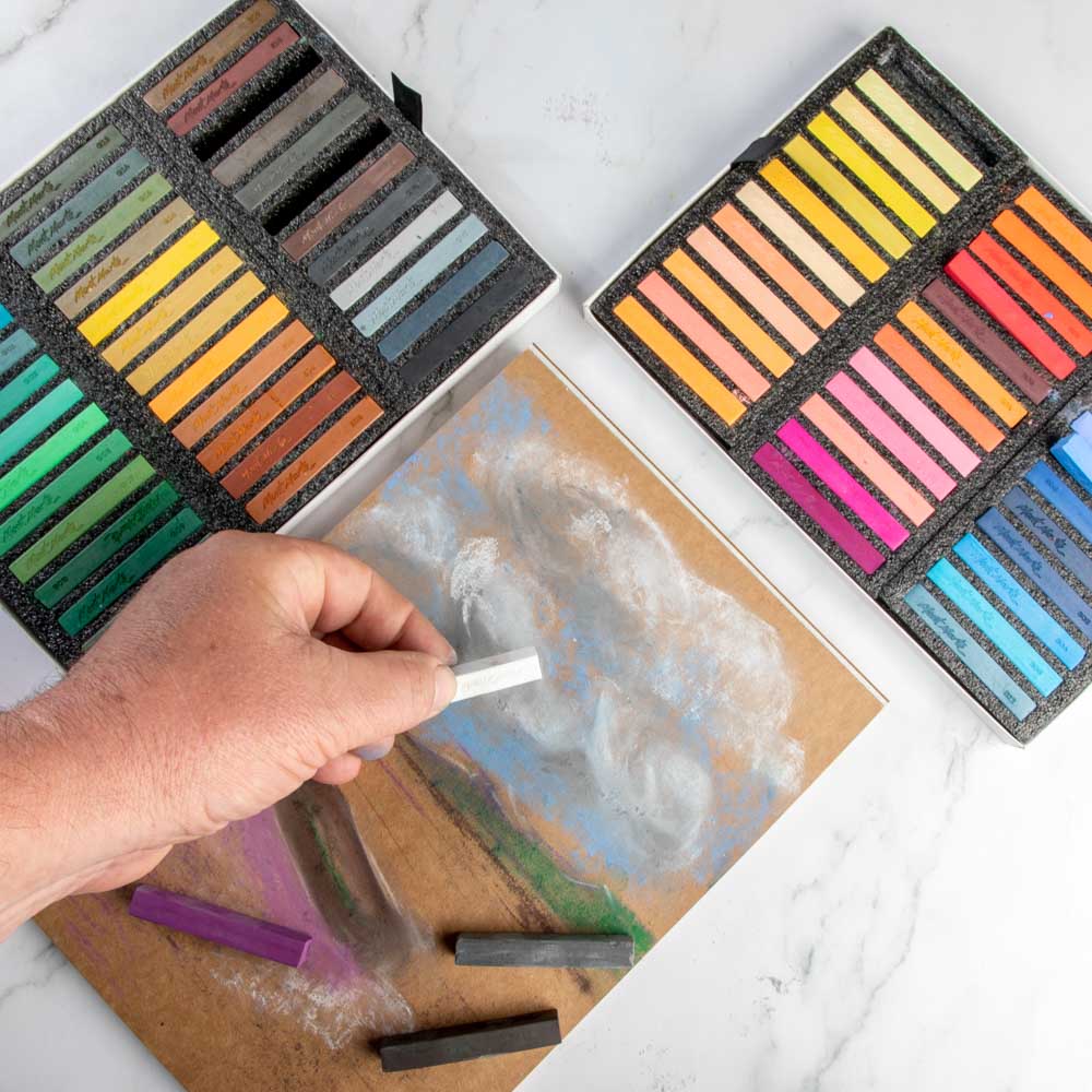 Mont Marte Weiche Pastellkreiden 72 Farben