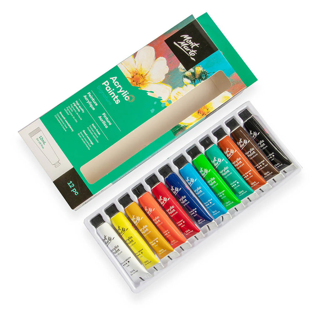 Mont Marte Acrylfarben Set 12 x 12 ml