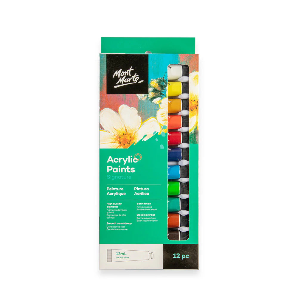 Mont Marte Acrylfarben Set 12 x 12 ml