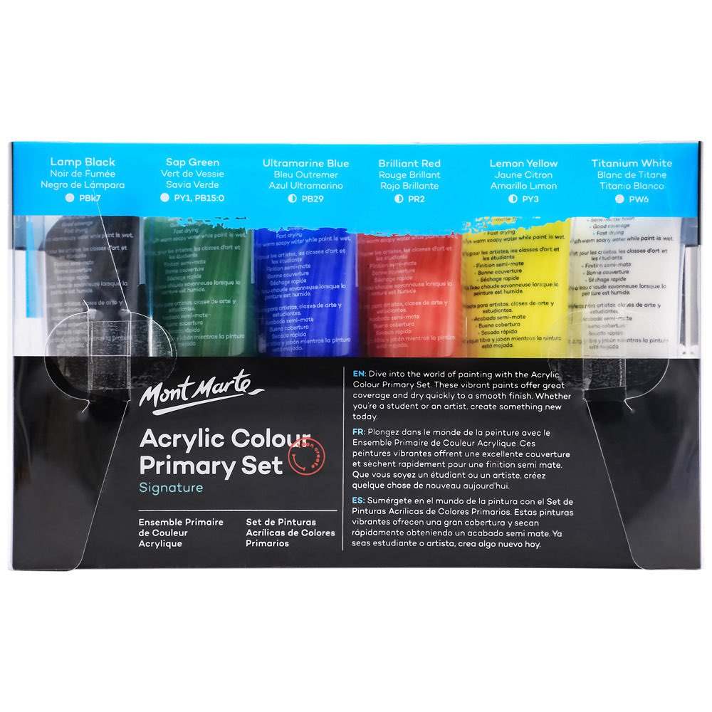 Mont Marte Acrylfarben Set 6 x 50 ml