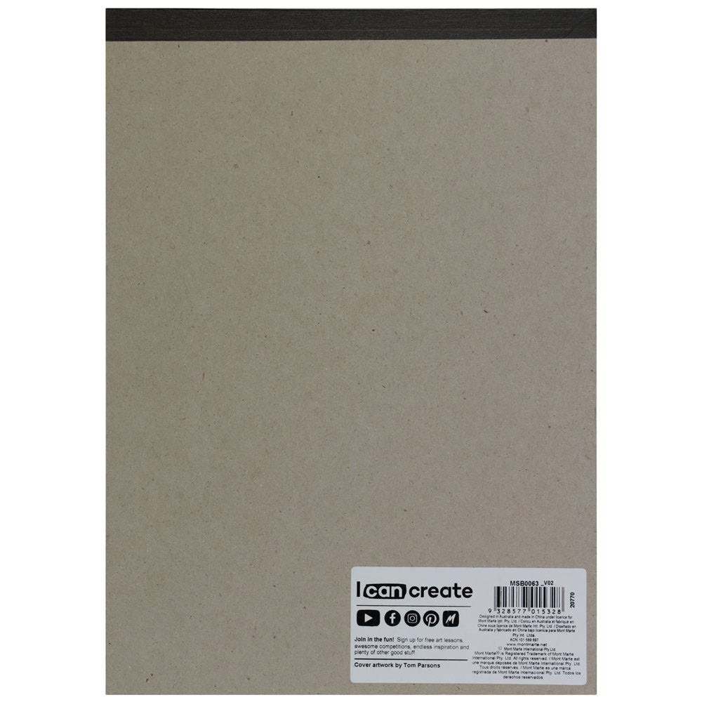 Mont Marte Aquarellblock 180 g/m² – 15 Blatt, A4