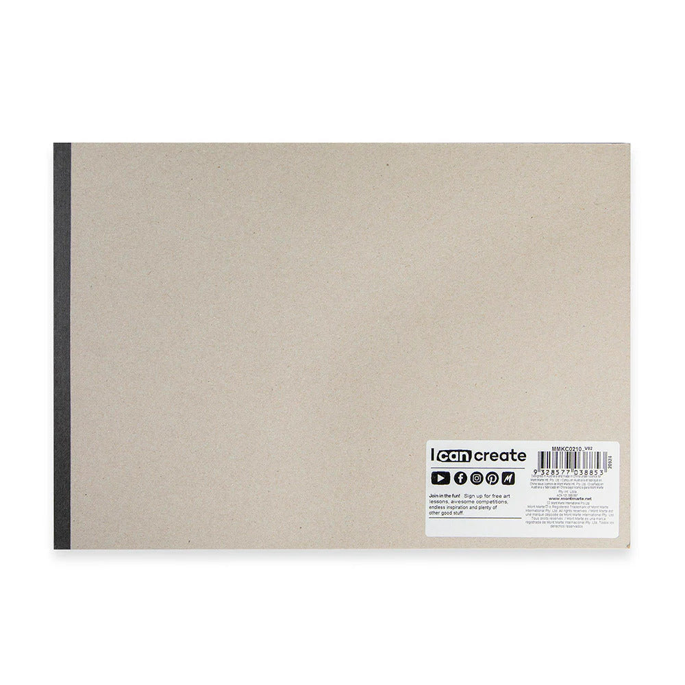 Mont Marte Drawing Pad A4 – Zeichenblock mit 30 Blatt, 80 g/m² - SETL