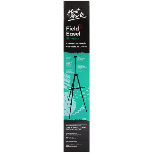 Mont Marte Feldstaffelei aus Aluminium, höhenverstellbar, für Leinwände bis 90 cm