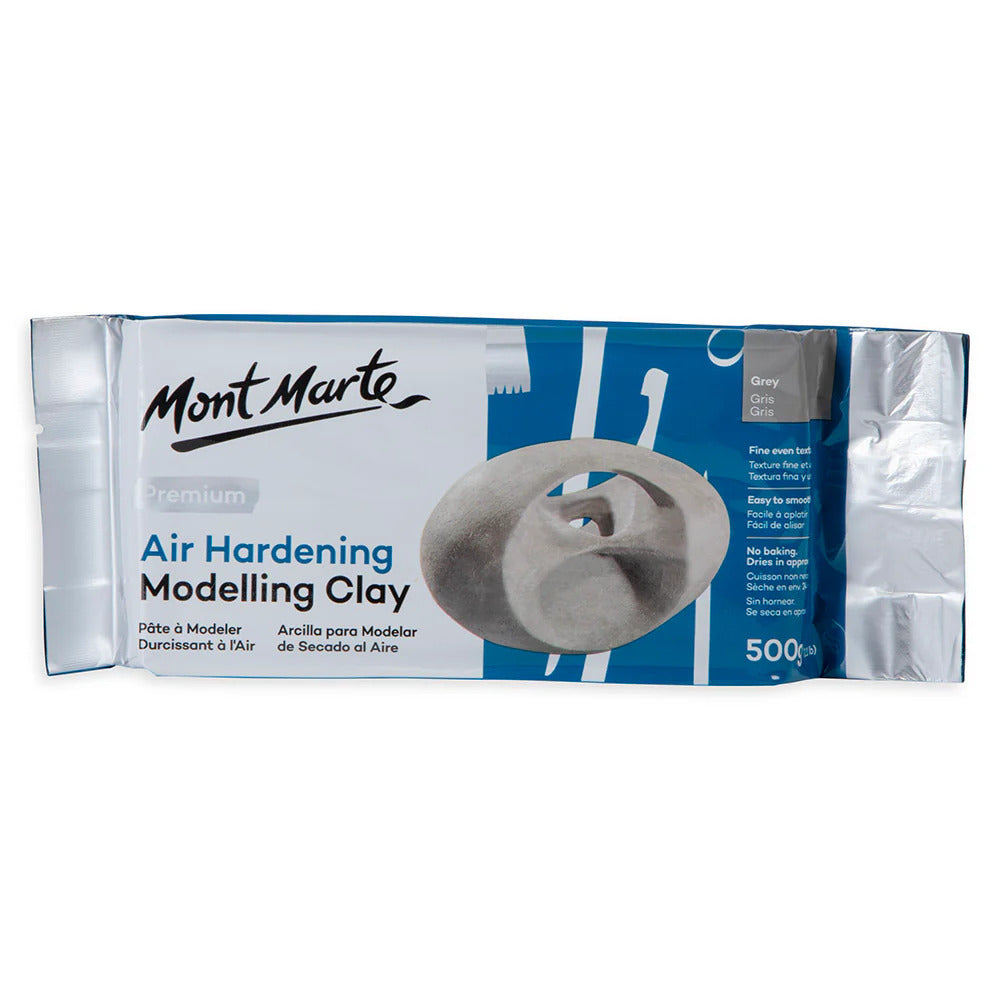Mont Marte Lufttrocknende Modelliermasse 500 g Grau