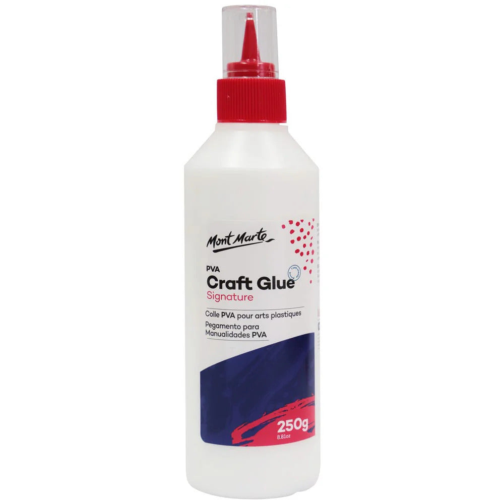 Mont Marte PVA Bastelkleber 250 g mit feiner Dosierspitze