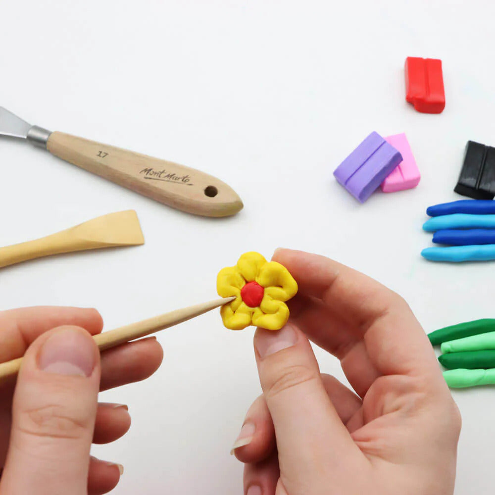 Mont Marte Polymer Clay 100 g, 10 Farben – ofenhärtende Modelliermasse - SETL
