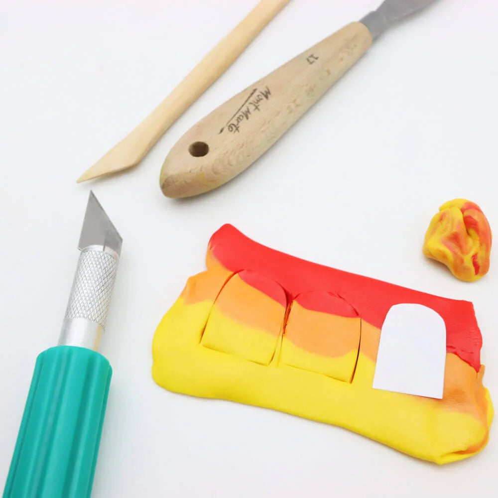 Mont Marte Polymer Clay 100 g, 10 Farben – ofenhärtende Modelliermasse - SETL