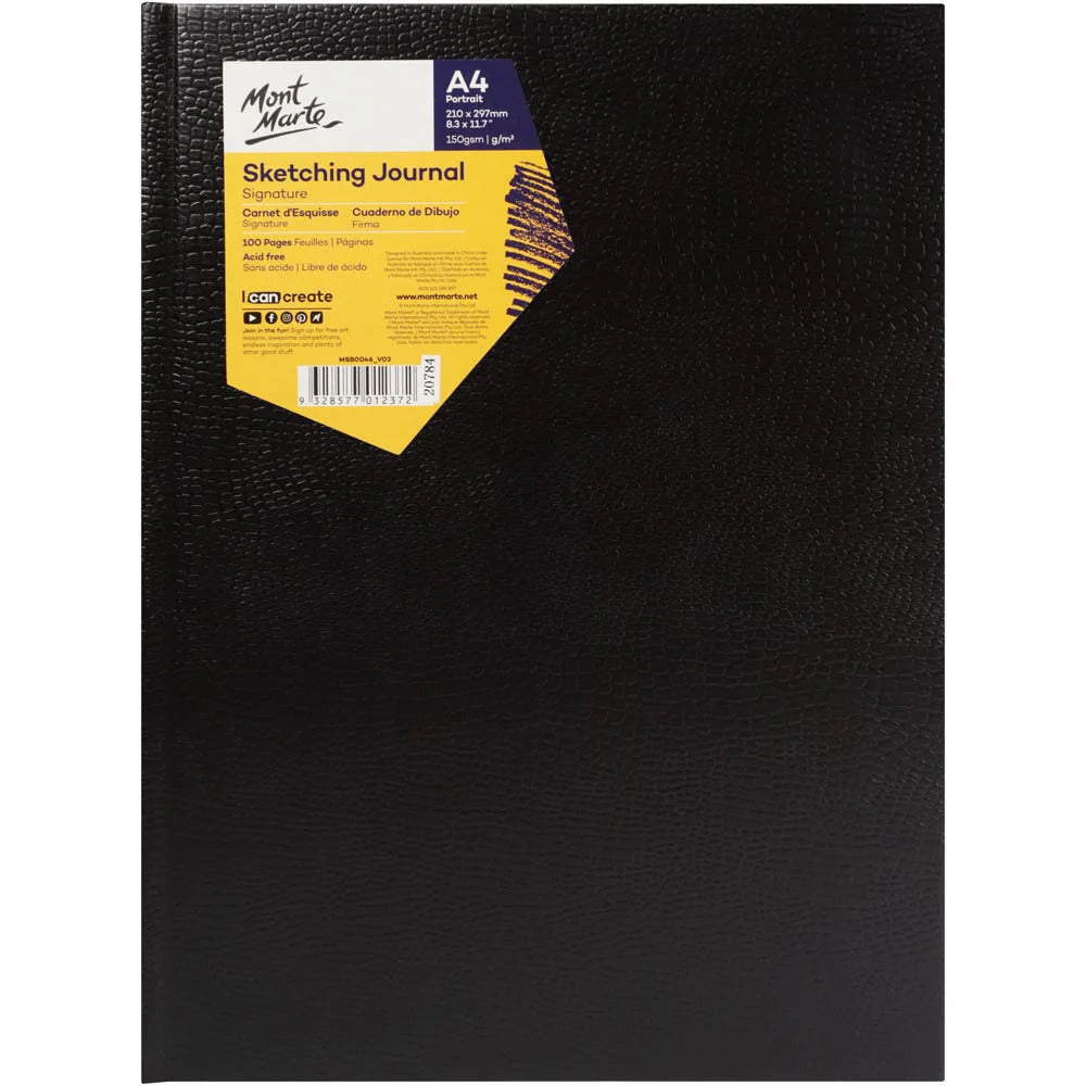 Mont Marte Skizzenbuch A4 – 150 g/m², 100 Seiten