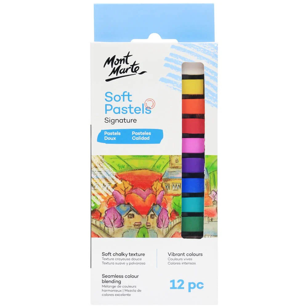 Mont Marte Signature Softpastelle 12-teilig
