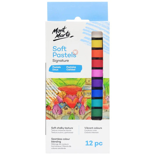 Mont Marte Signature Softpastelle 12-teilig - SETL