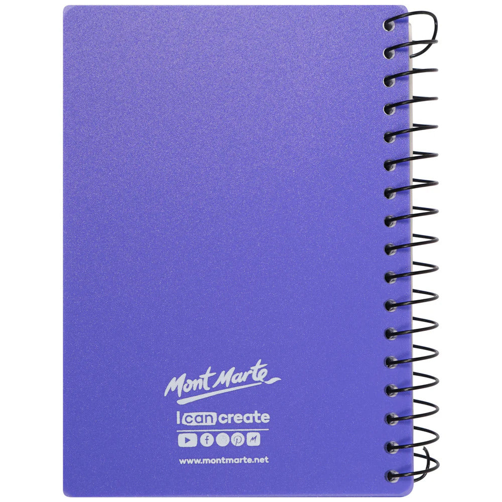 Mont Marte Visual Art Diary A4 – 110 g/m², 120 Seiten, Spiralbindung