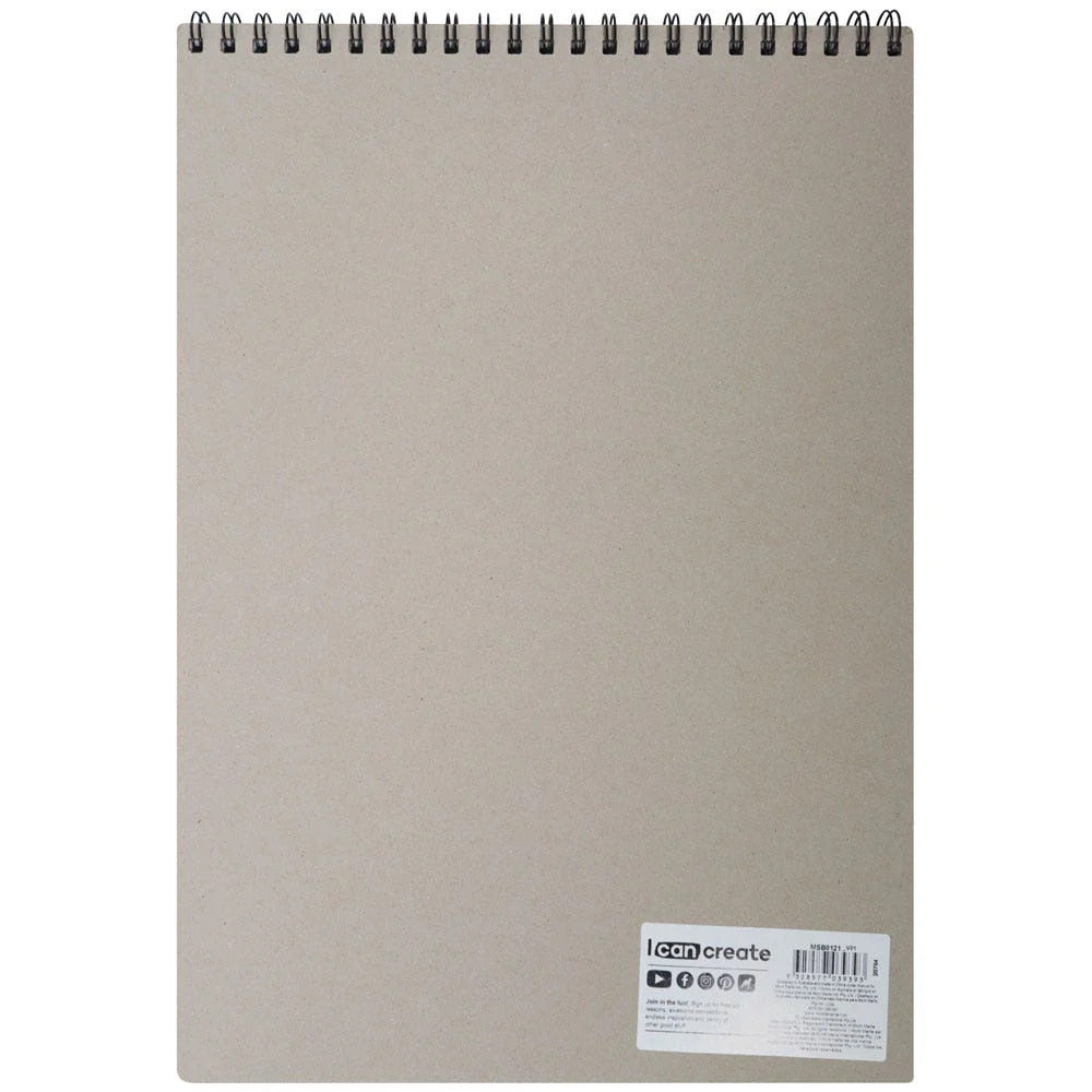 Mont Marte Aquarellbuch 190 g/m² – 30 Blatt, A3/A4/A5