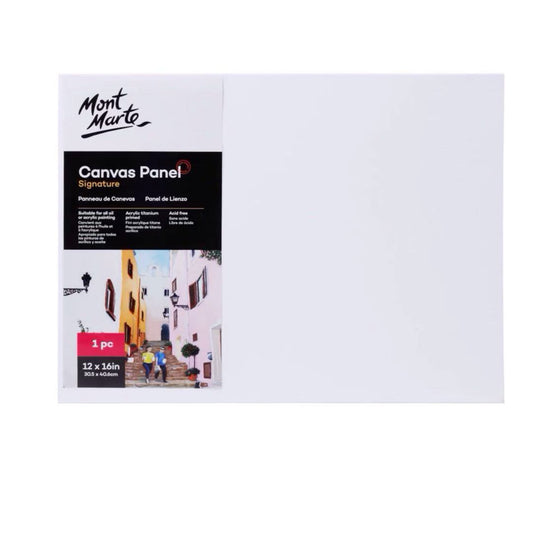 Mont Marte Signature Leinwandplatte 30,5 × 40,6 cm – grundiert - SETL
