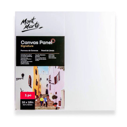 Mont Marte Signature Leinwandplatte 45,7 × 45,7 cm – grundiert - SETL