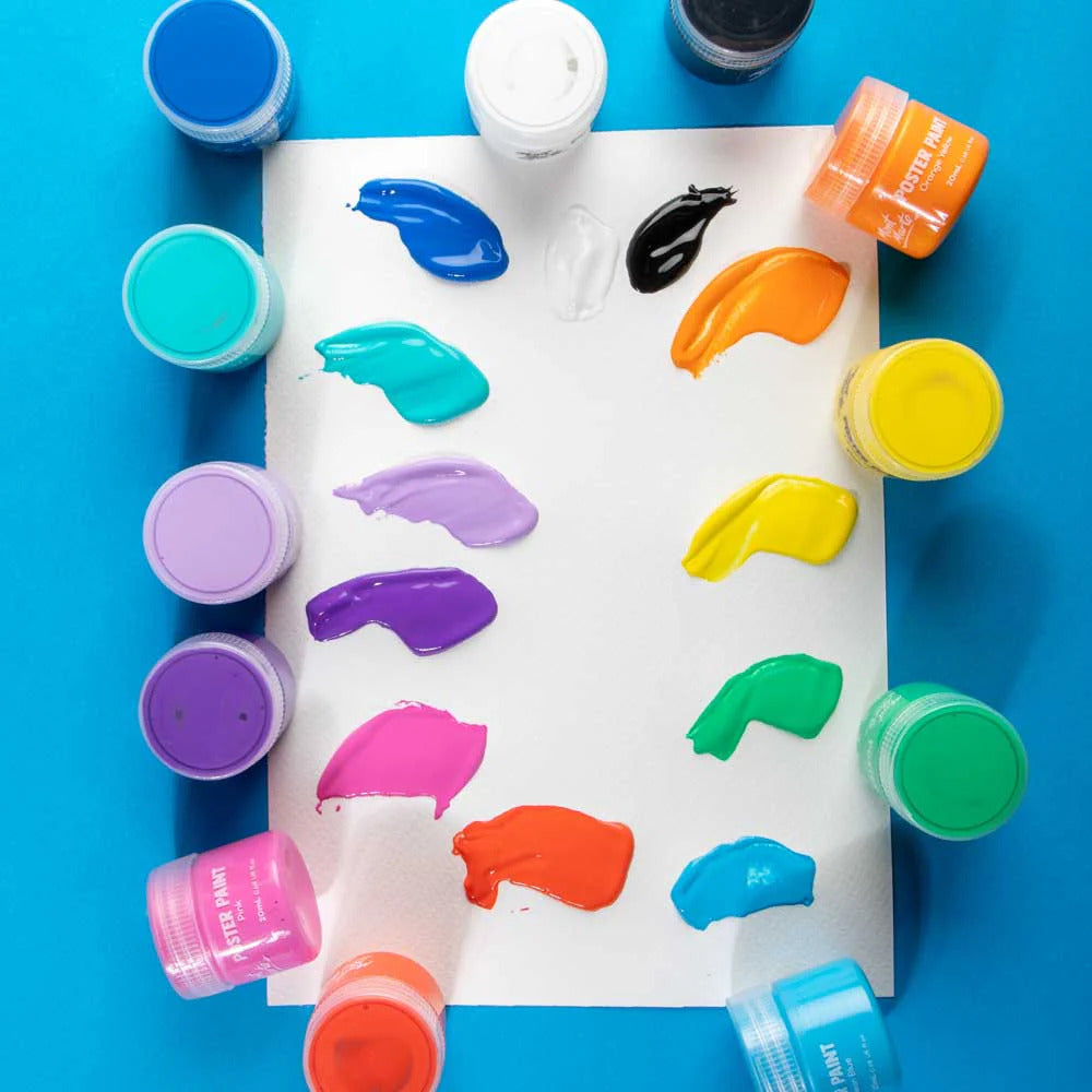 Mont Marte Posterfarben Set – 12 / 24 Farben à 20 ml