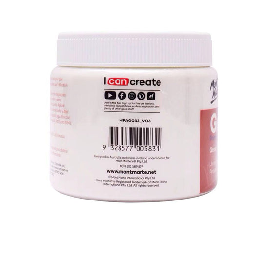 Mont Marte Premium Gesso Grundierung Weiß 500 ml - SETL