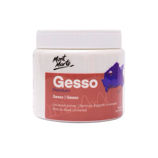 Mont Marte Premium Gesso Grundierung Weiß 500 ml - SETL