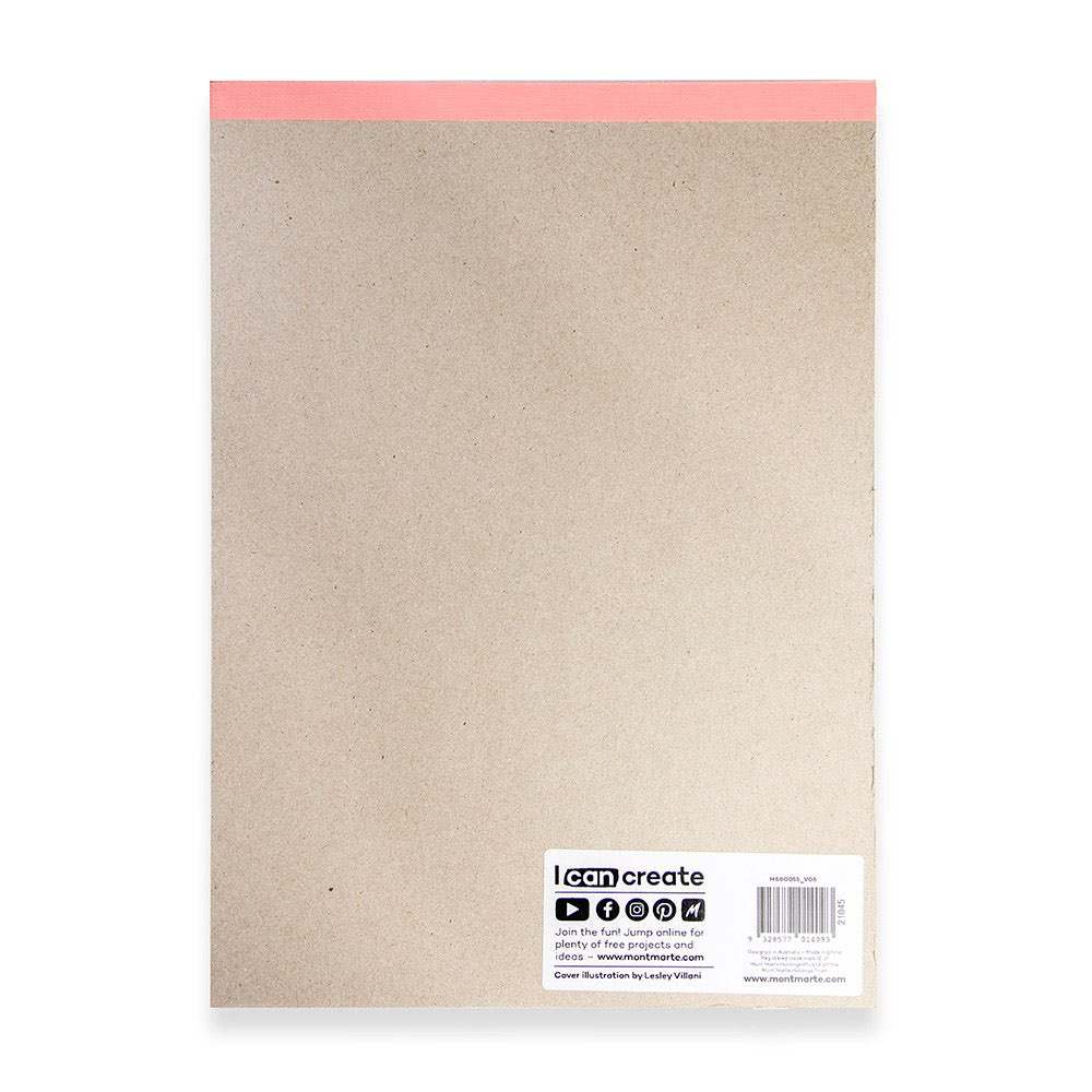 Mont Marte Skizzenblock 150 g/m² – 25 Blatt, A4/A5