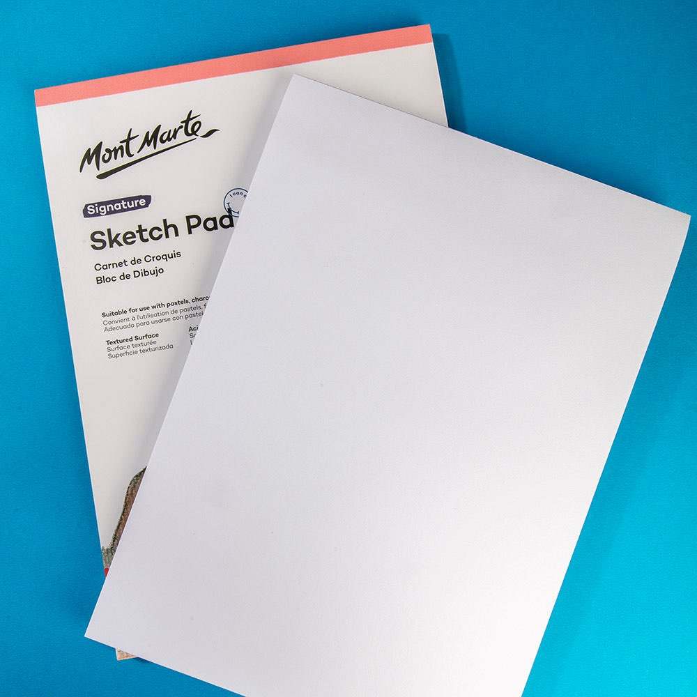 Mont Marte Skizzenblock 150 g/m² – 25 Blatt, A4/A5
