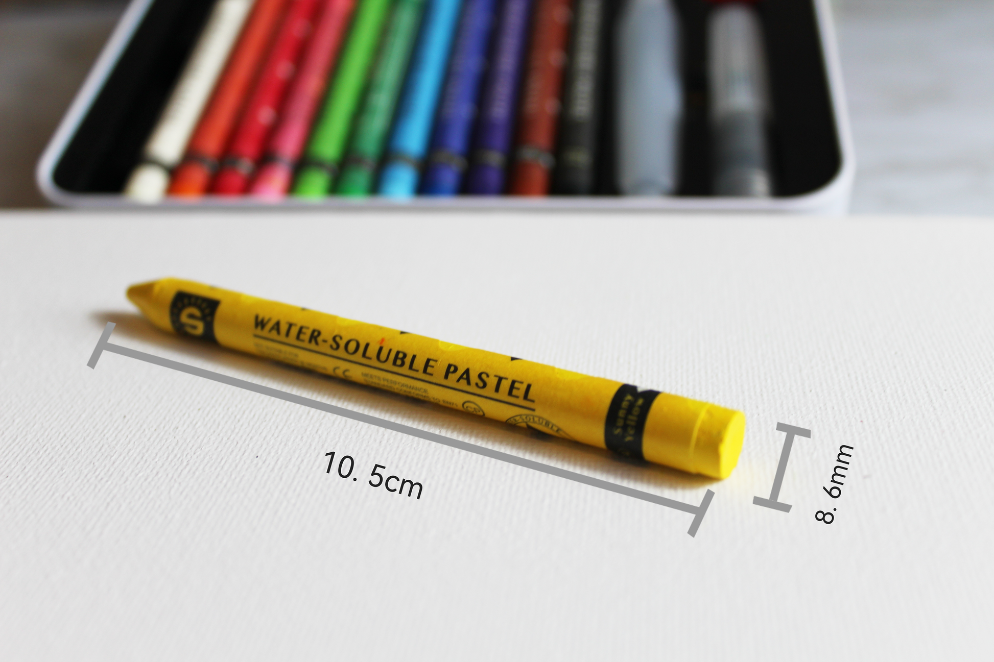 Sunny Aquarelle Pastellkreide - 12 / 25  Farben - SETL