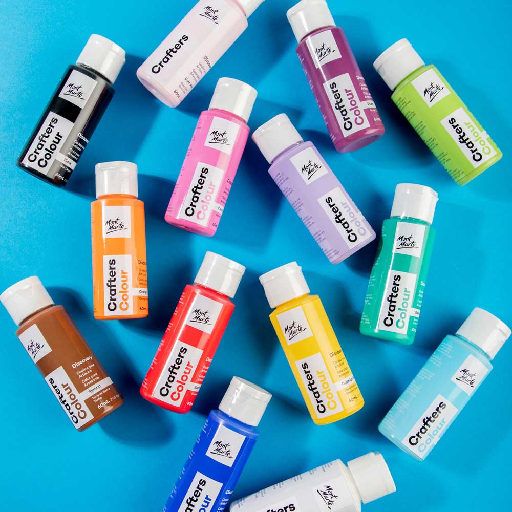 Mont Marte Crafters Colour Set – 14 x 60 ml - SETL