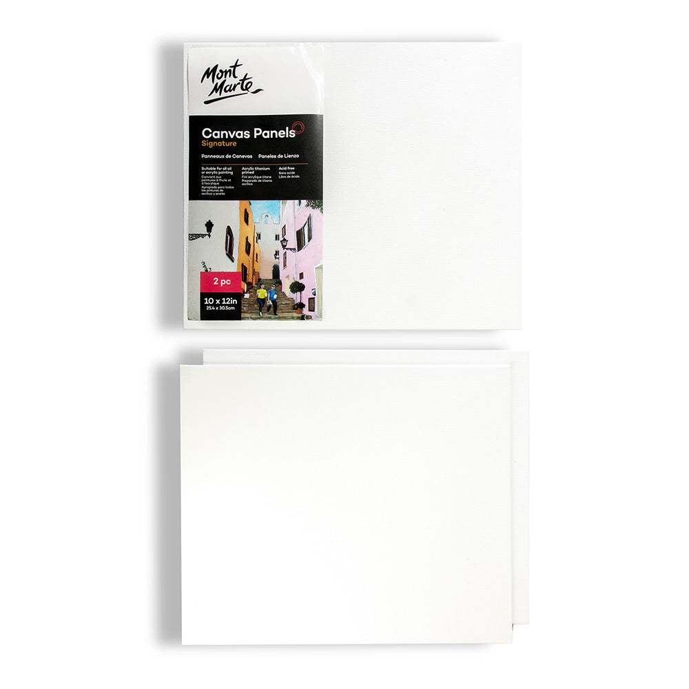 Mont Marte Leinwandplatten 25,4 x 30,5 cm, 2er Set