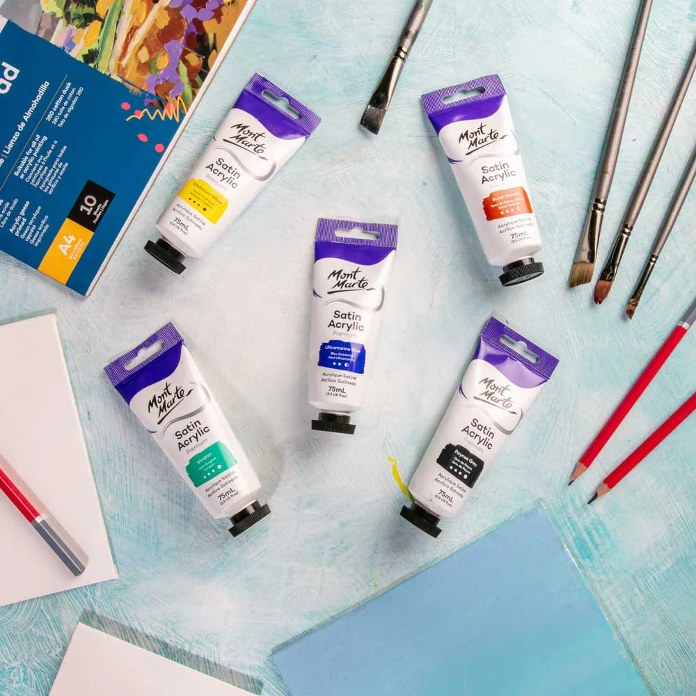 Mont Marte Satin Acrylfarbe 75 ml - SETL
