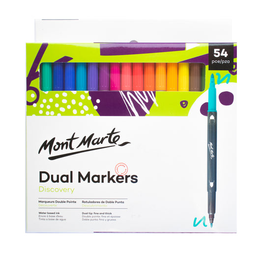 Mont Marte Dual Marker Set Discovery – 54 Farben