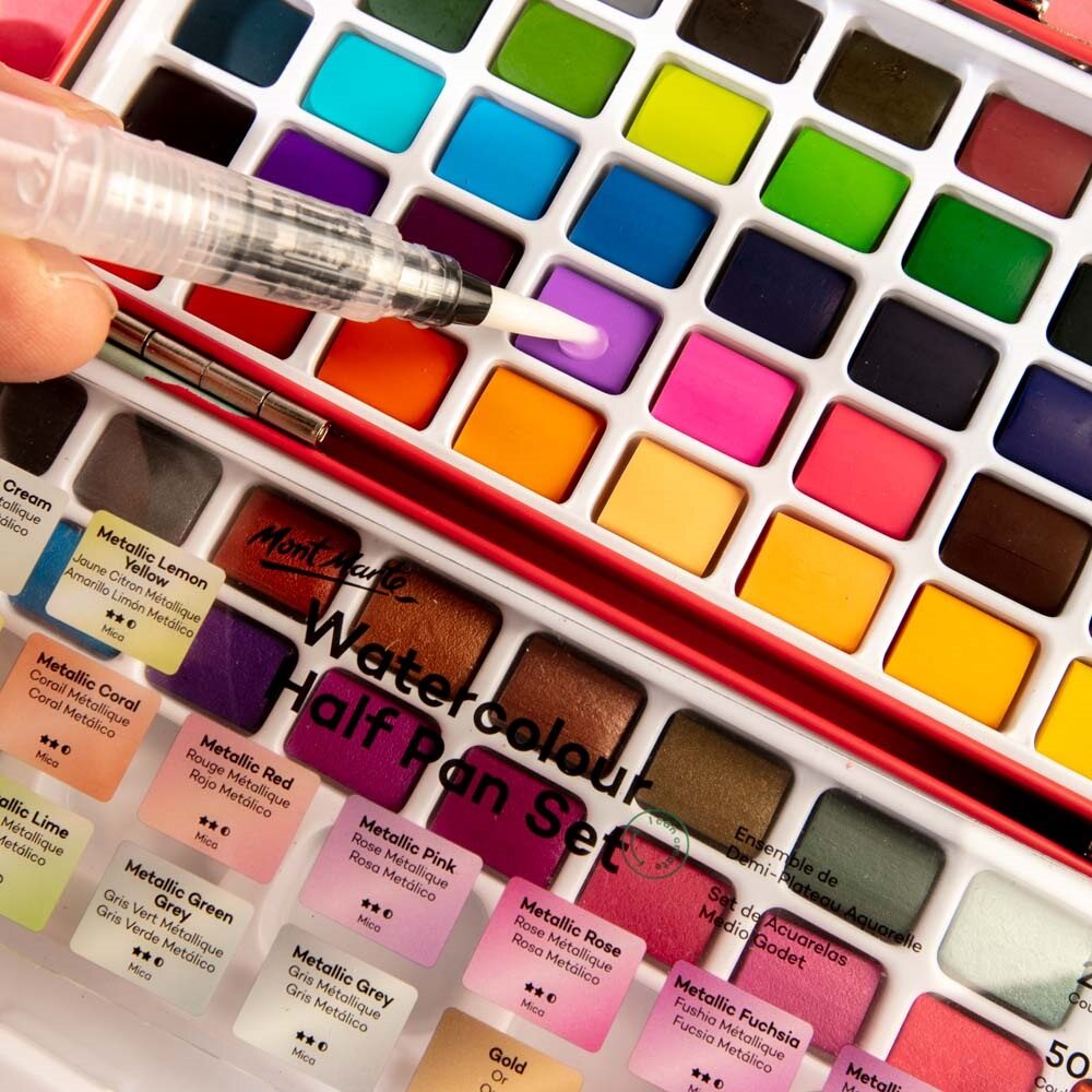 Mont Marte Premium Aquarell Set 72 Farben - SETL