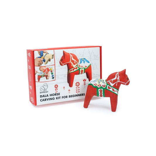 Beaver Craft Dala-Pferde-Schnitzset - SETL