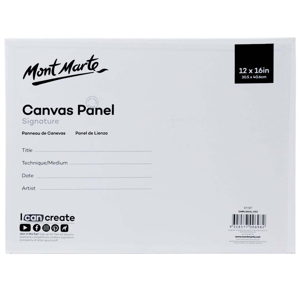 Mont Marte Leinwandplatte 30,5 x 40,6 cm